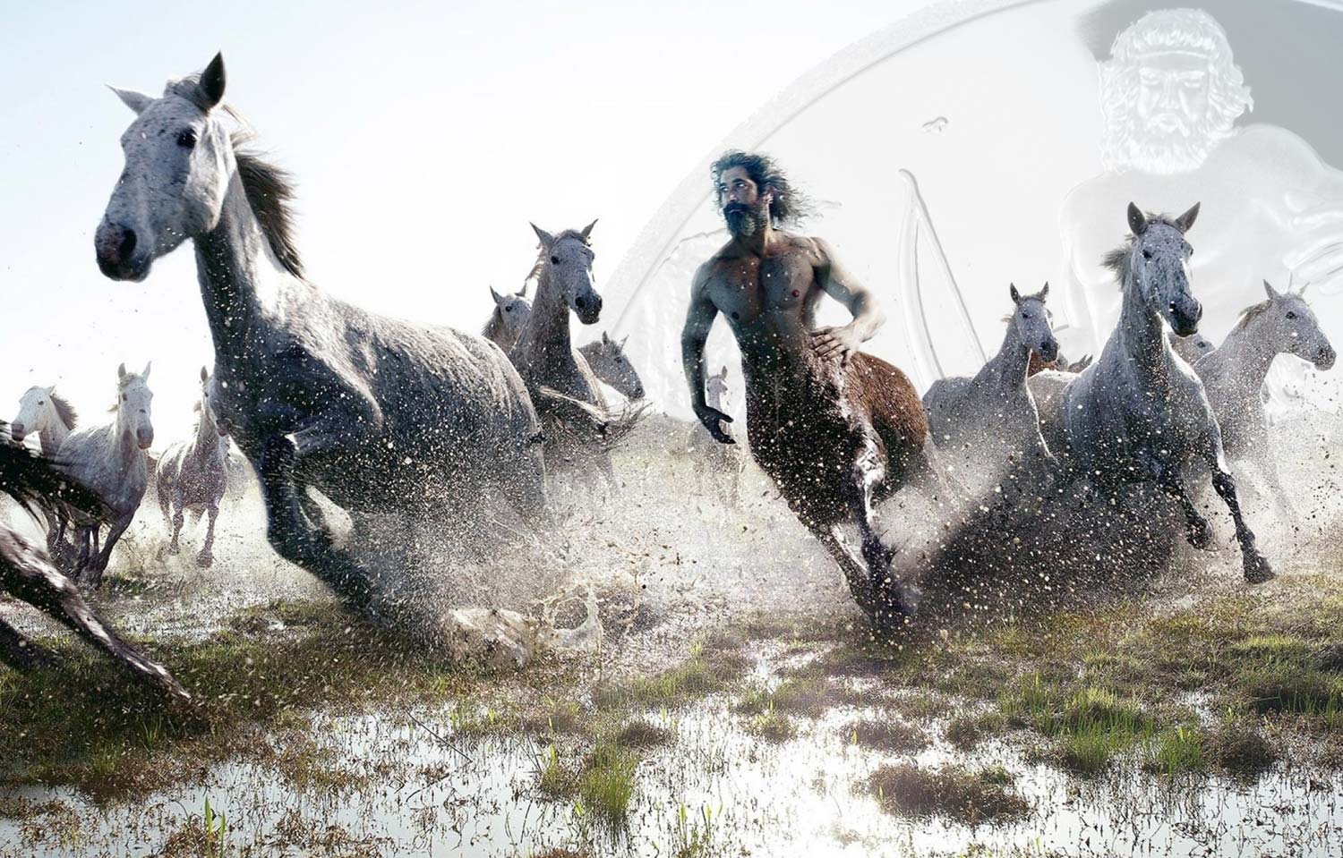 Creatures of Greek Mythology continues with the half-man, half-horse Pol Czlowiek Pol Kon Mitologia