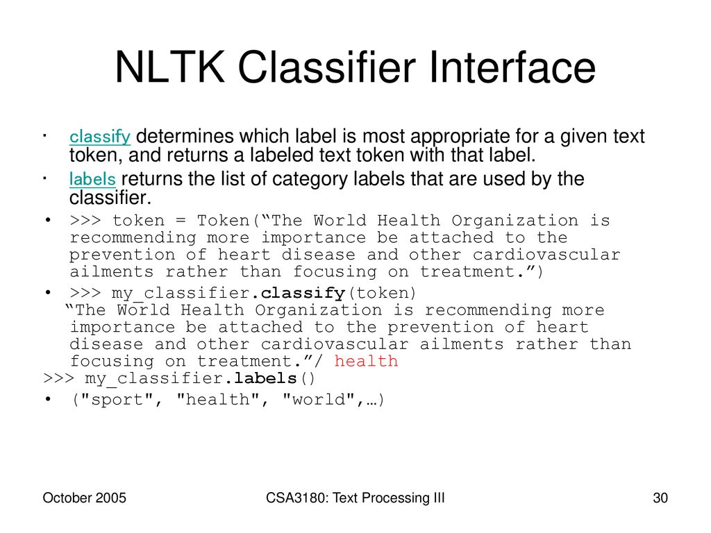 CSA3180: Natural Language Processing - ppt download Natural Language Classifier Service Can Return Multiple Labels Based On