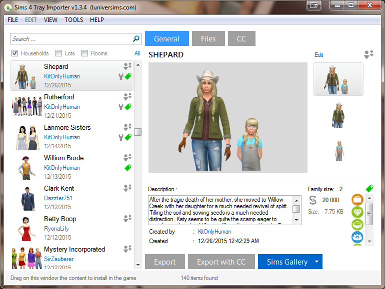 Custom Showcase: The Sims 4 Tray Importer by Deevo | SimsVIP Sims 4 Tray Importer Mac