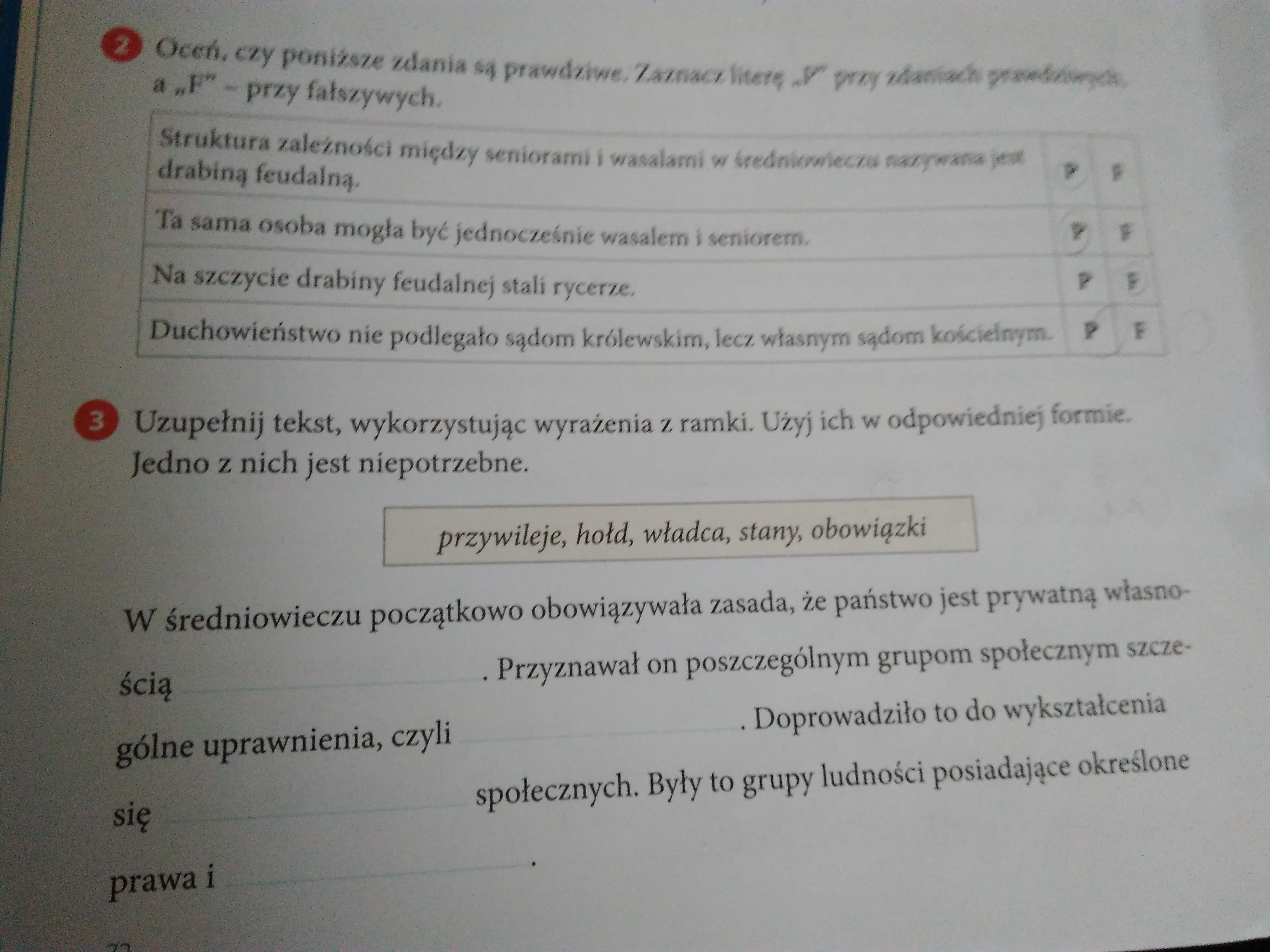 Ćwiczenia historia klasa 5 zadanie 2,3 strona 72 Daje naj - Brainly.pl Cwiczenia Do Historii Klasa 5