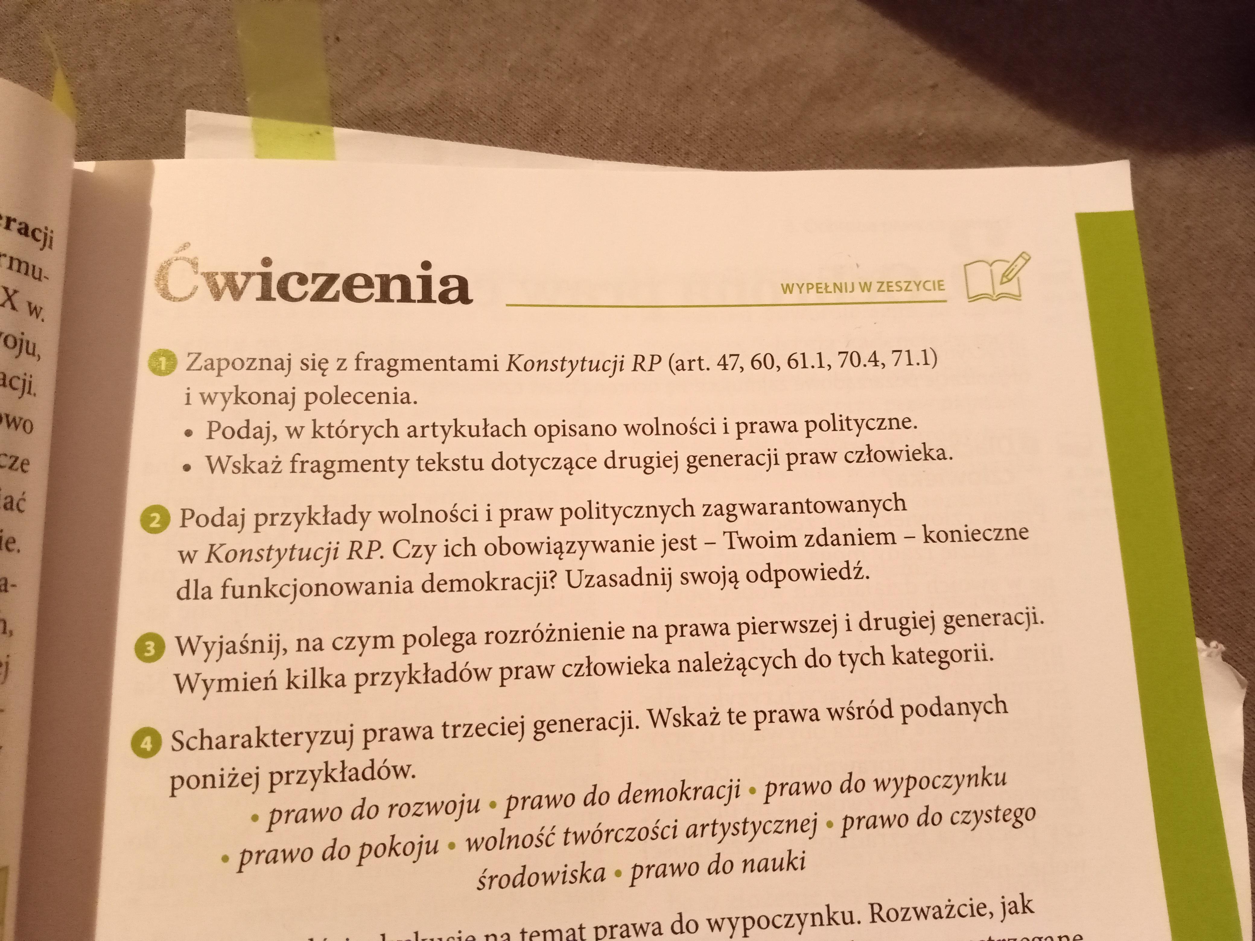 ćwiczenie 1,2,3,4/51. Wos klasa 8. Potrzebuje na teraz - Brainly.pl Wos Klasa 8 Dzial 2