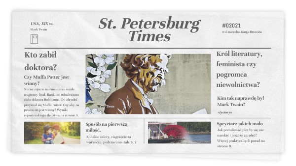 Cykl lekcji "Przygody Tomka Sawyera" za WSiP | Genially Przygody Tomka Sawyera Scenariusz Lekcji