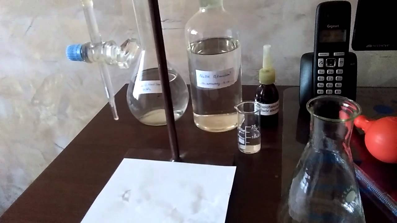 CZ I. Alkacymetryczne oznaczanie stężenia roztworu kwasu siarkowego(VI 5cm3 70 Roztworu Kwasu Siarkowego