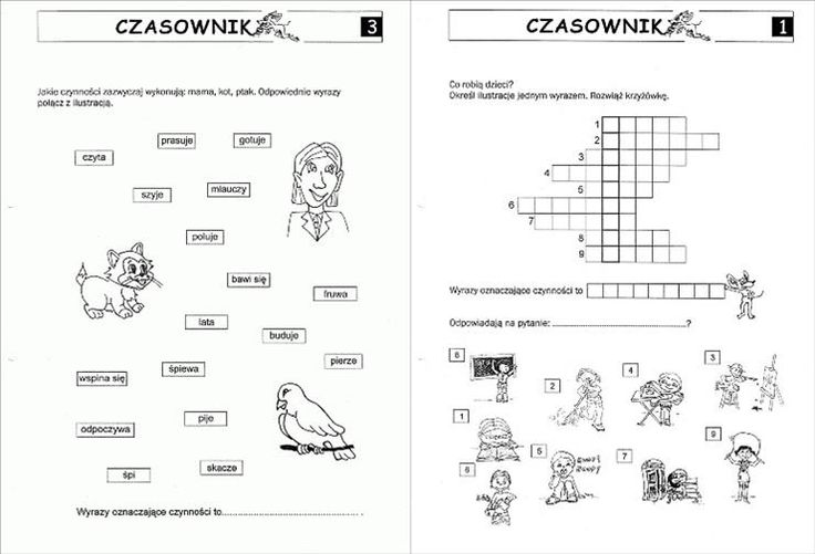 Rzeczownik I Czasownik Klasa 2