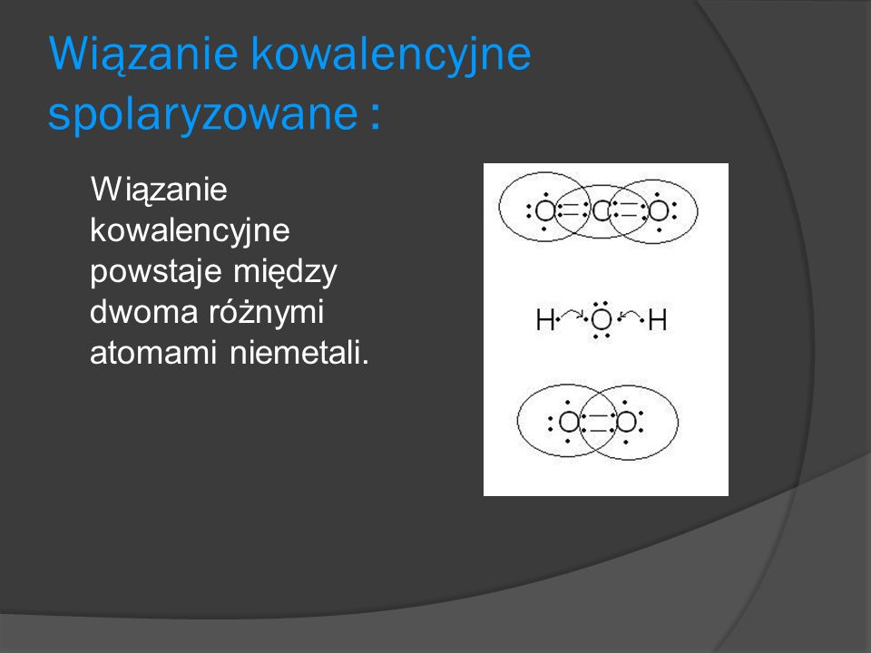 CZĄSTECZKOWA BUDOWA MATERII - ppt pobierz Wiązanie Jonowe Kowalencyjne Spolaryzowane I Niespolaryzowane