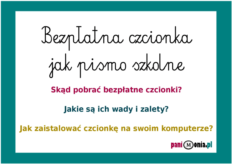 Jaką Czcionką Pisać świadectwa Szkolne