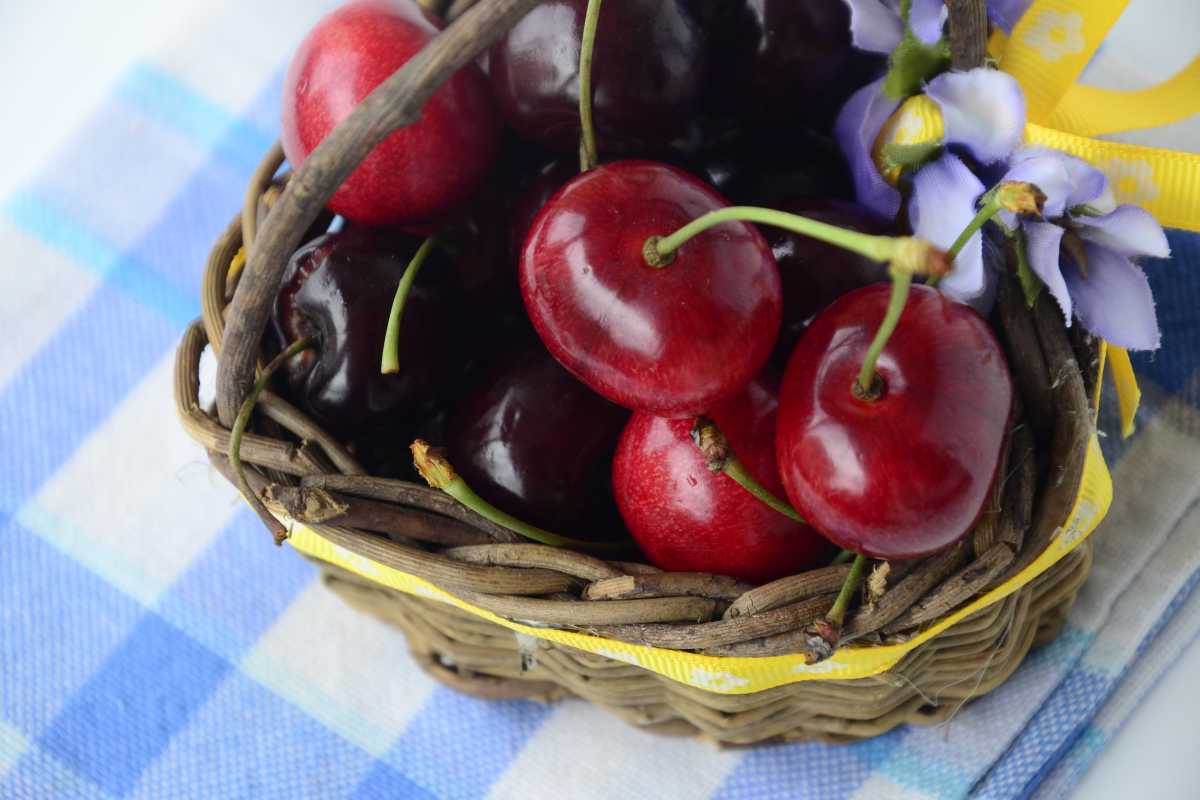 Czereśnie, wiśnie - właściwości i kalorie Jak kupować? Tata Przynisl Wisnie Czeresnie I Porzeczki