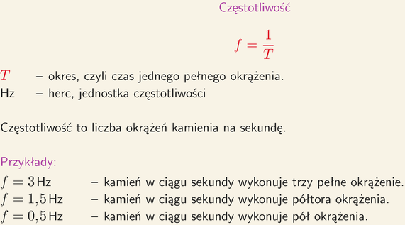 Częstotliwość Jaki Jest Okres Wahadla Ktorego Czestotliwosc Wynosi 2 Hz