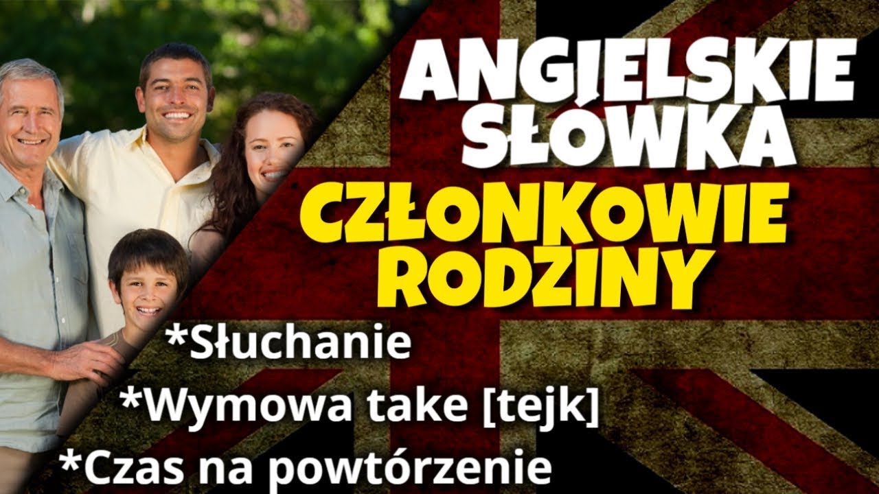 Członkowie Rodziny Po Angielsku ćwiczenia Pdf