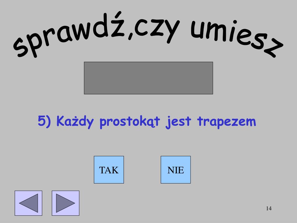 Czy Kazdy Kwadrat Jest Prostokatem