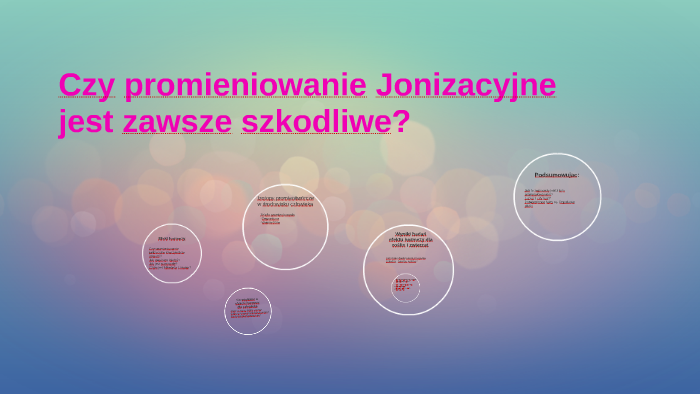 Czy promieniowanie Jonizacyjne jest zawsze szkodliwe? by Wiktoria Urban Czy Promieniowanie Laserowe Jest Szkodliwe