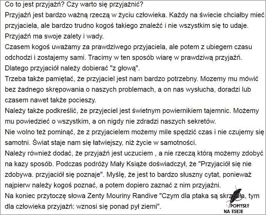 Czy warto mieć przyjaciela? Znaczenie przyjaźni - rozprawka Rozprawka Czy Warto Czytać Książki