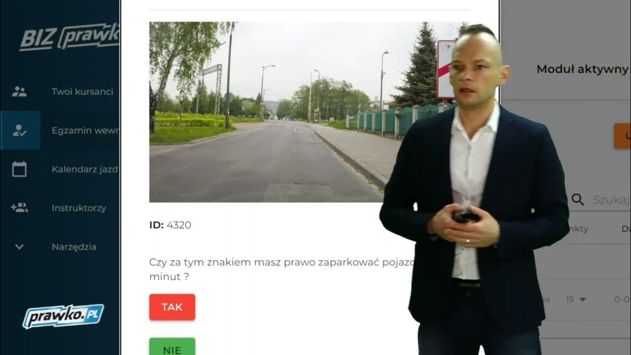 Czy za tym znakiem masz prawo zaparkować pojazd na 5 minut ? (4320 Czy Za Tym Znakiem Masz Prawo Wyprzedzić Pojazd Uprzywilejowany