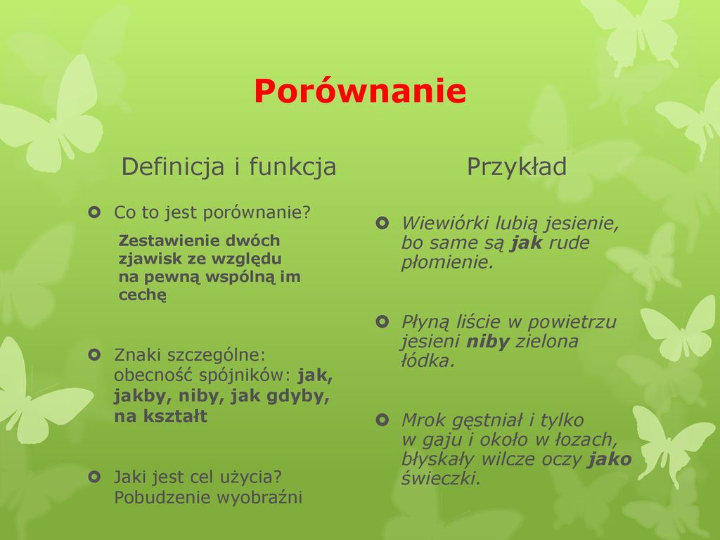czyli na tropach poetyckich tropów - ppt pobierz Co To Jest Definicja Slowotwrcza