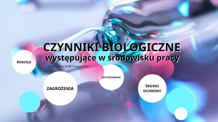 Czynniki biologiczne występujące w środowisku pracy by Victoria Wons on Czynniki Biologiczne Na Stanowisku Pracy