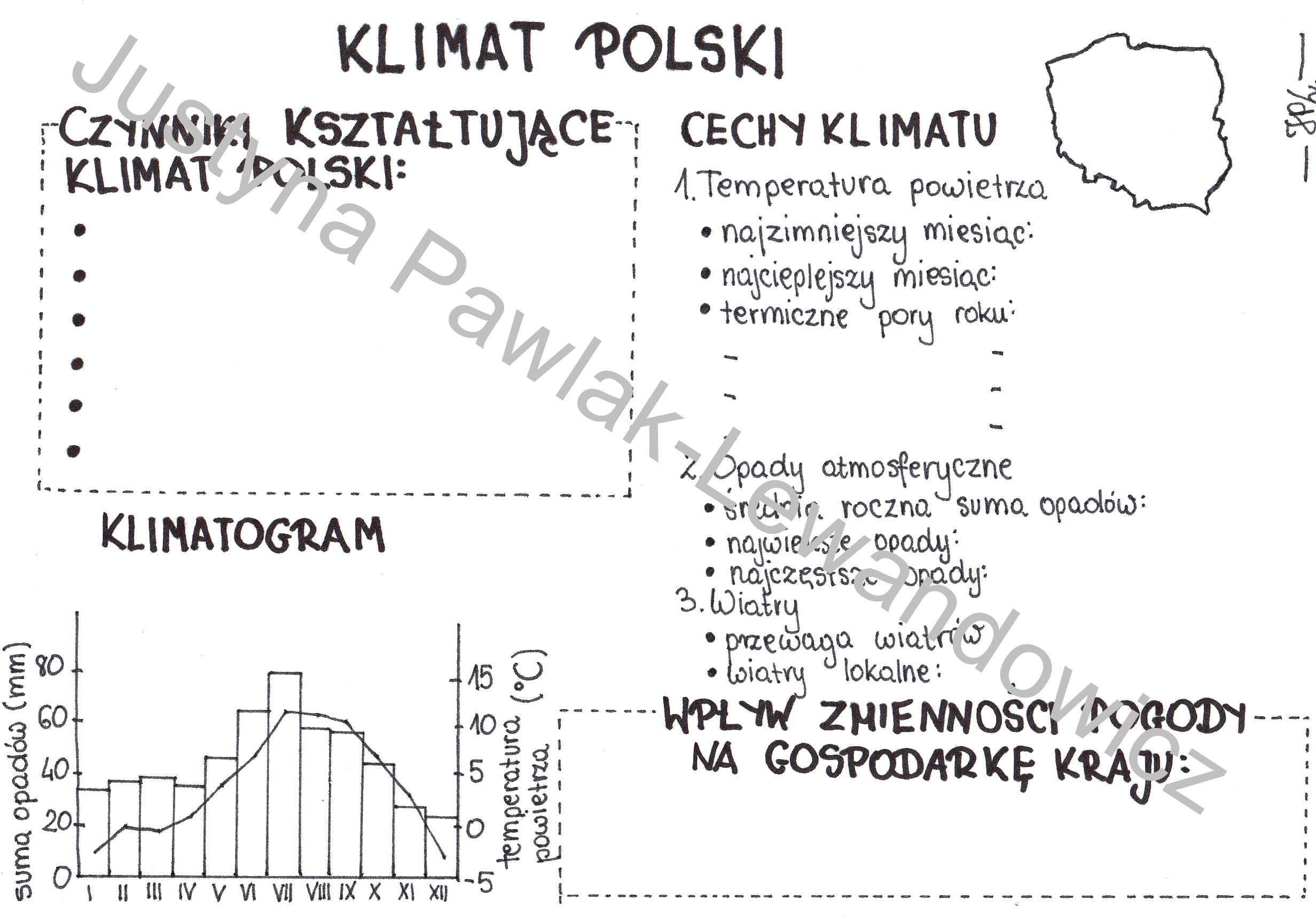 Czynniki Ksztaltujace Klimat Polski Karta Pracy