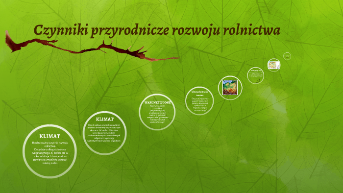 Czynniki przyrodnicze rozwoju rolnictwa by Weronika Rochna on Prezi Zaznacz Przyrodnicze Czynniki Rozwoju Rolnictwa