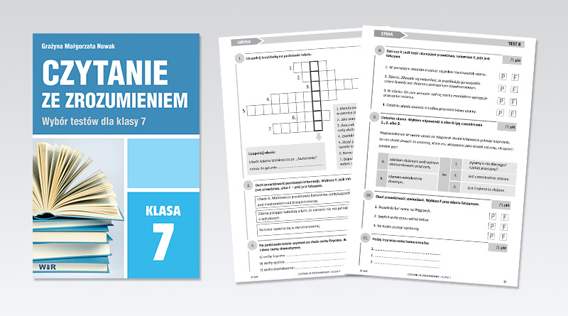 Czytanie Ze Zrozumieniem Klasa 7 Karty Pracy