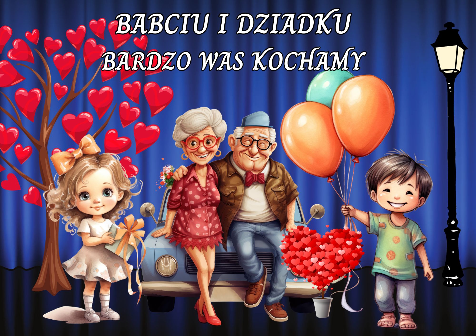 DEKORACJA XXL DZIEŃ BABCI I DZIADKA – Pracownia Dydaktyczna światełko Pamięci Dla Babci I Dziadka
