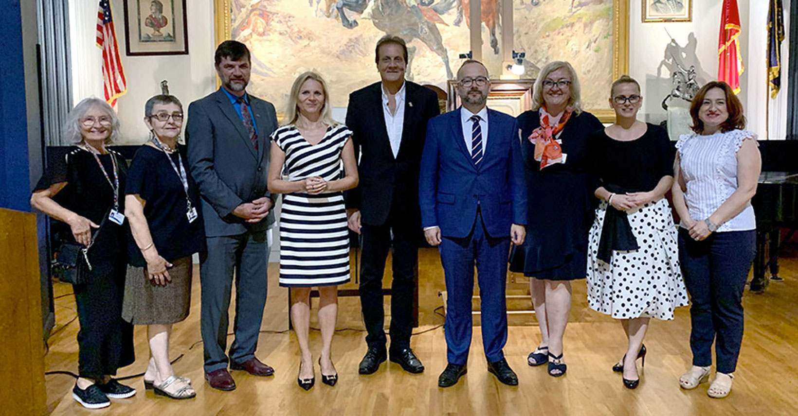 Delegation from Poland's Ministry of Foreign Affairs | PMA Msz Departament Dyplomacji Publicznej I Kulturalnej