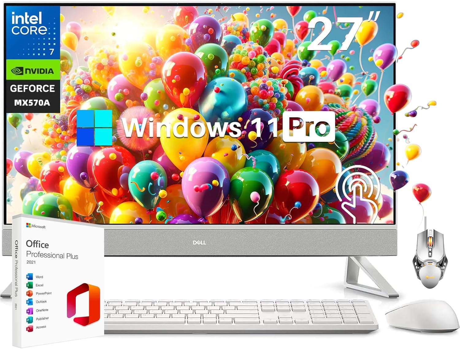 Dell Inspiron 7000 All-In-One Desktop, 27" FHD Touchscreen, Intel Core Dell Inspiron 15 7000 All In One