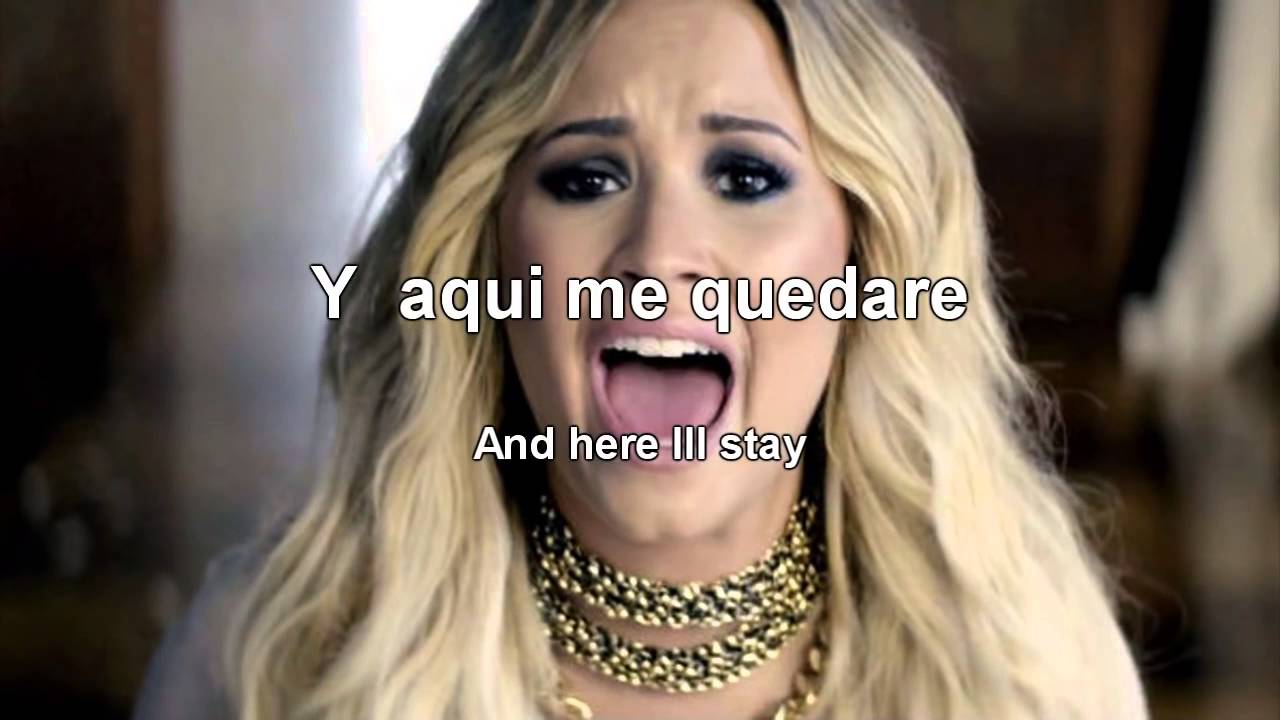 Demi Lovato Let it go Letra Lyrics Español Ingles - YouTube Let It Go Espanol Lyrics