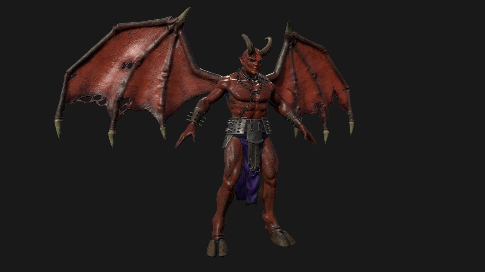 Demon_model - 3D model by vladimir.gudym.3d [add0ed0] - Sketchfab How To Create A Demon