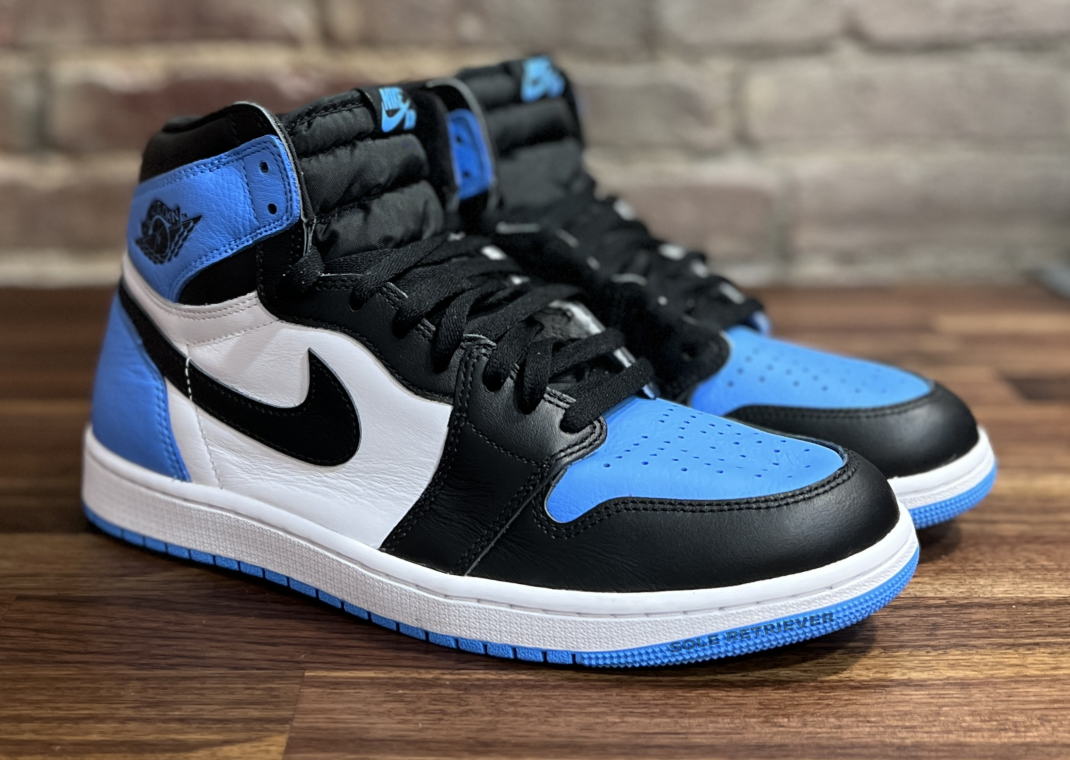 Detailed Look At The Air Jordan 1 High UNC Toe - Sneaker News Air Jordan 1 High Unc