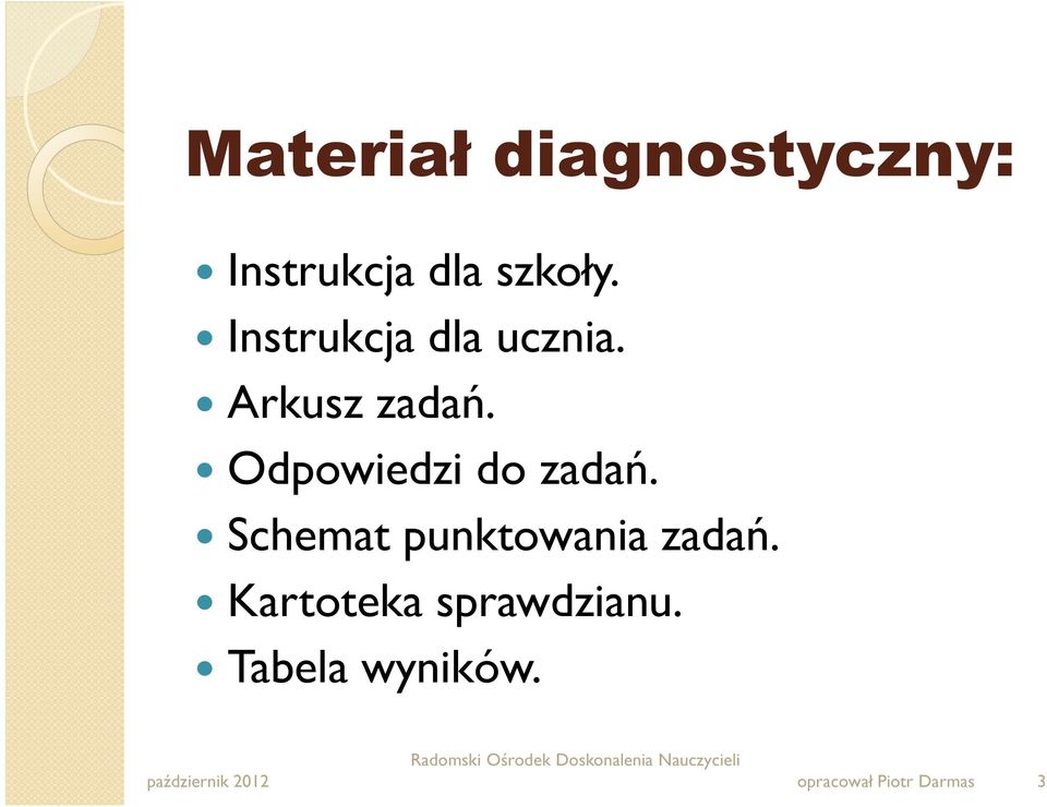 Diagnoza Z Matematyki Klasa 4 Pierwszy Semestr