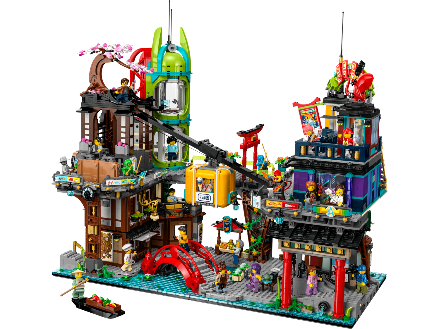 Die Märkte von NINJAGO® City 71799 | NINJAGO® | Offizieller LEGO® Shop DE Lego Ninjago Dzień W Którym Zatrzymało Się Ninjago