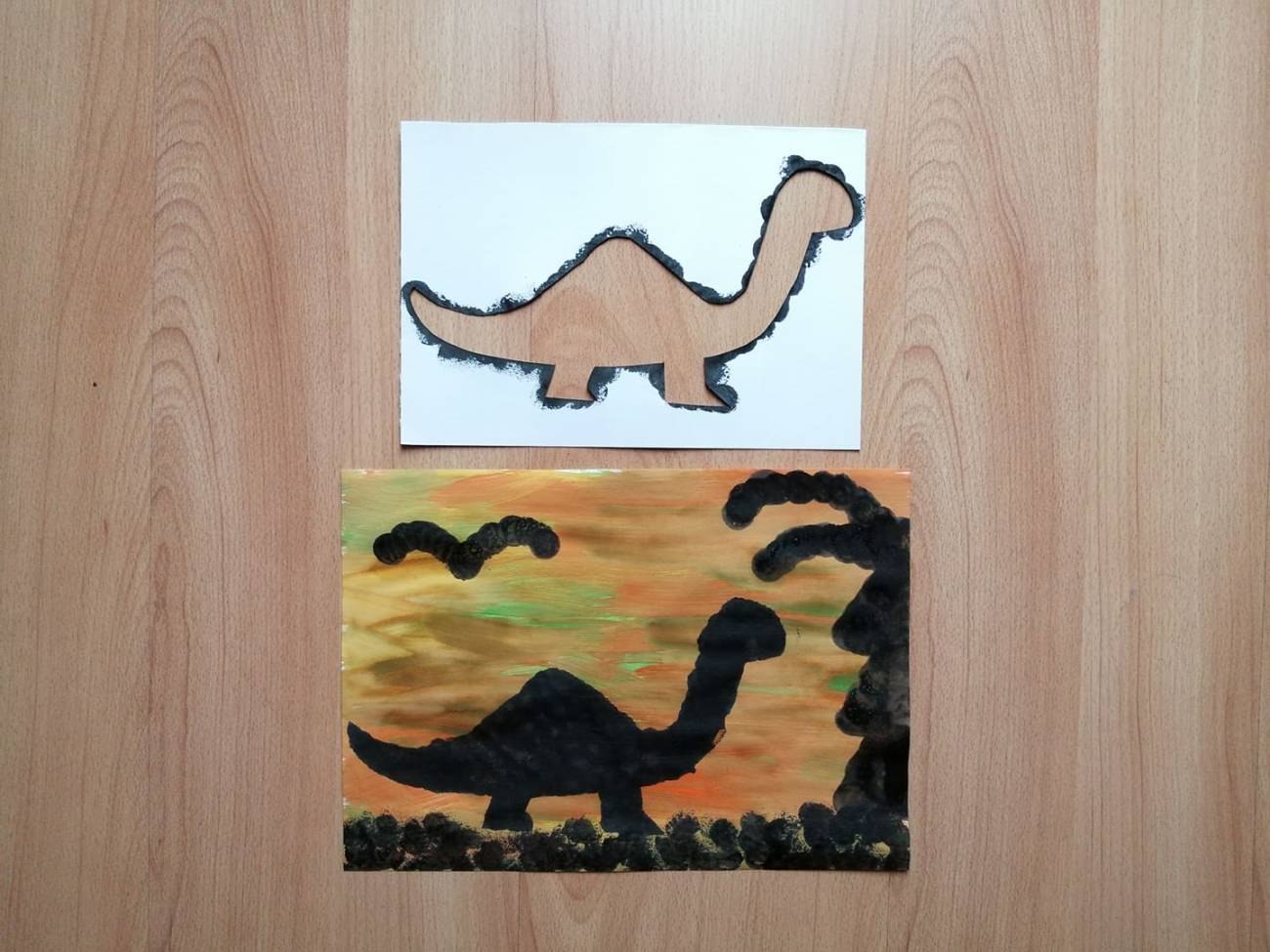 Dinozaur Praca Plastyczna 3 Latki
