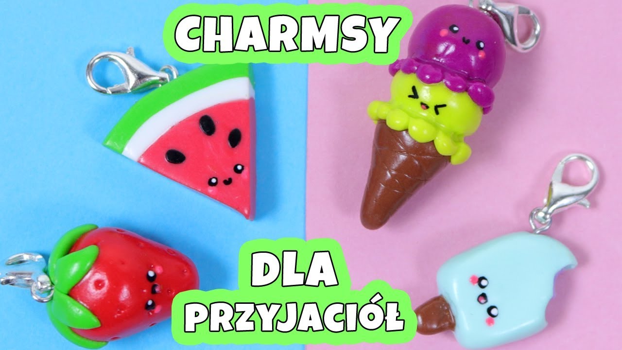 DIY Letnie Charmsy Z Modeliny Dla Przyjaciół - MOŻESZ JE WYGRAĆ! - YouTube Co Mozna Zrobic Z Modeliny