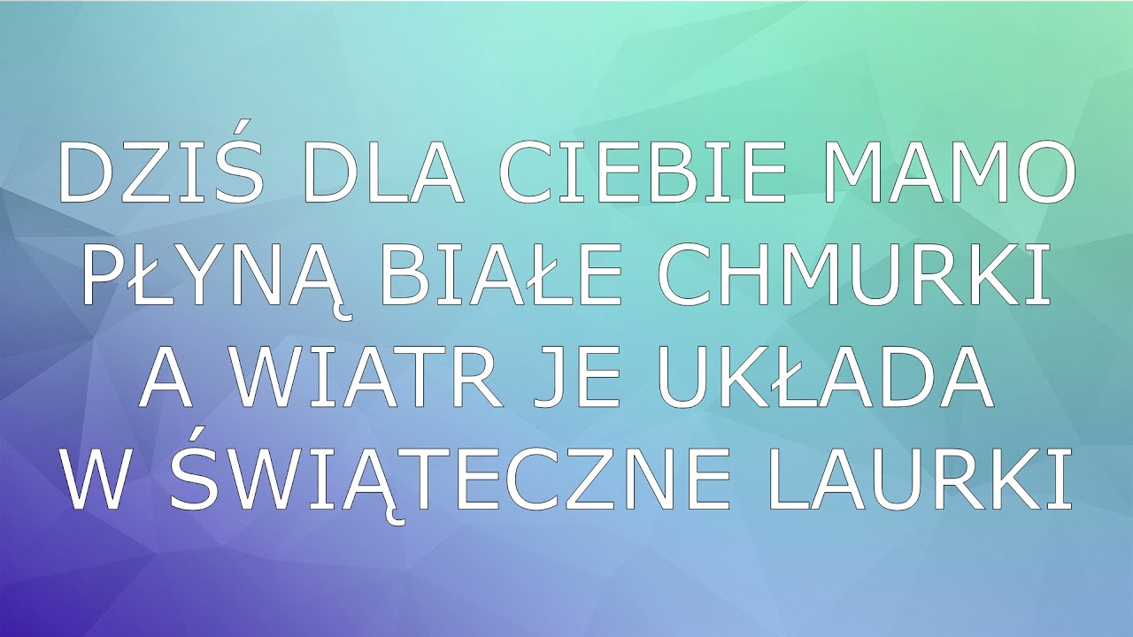 To Dla Ciebie Pragnę żyć Tekst