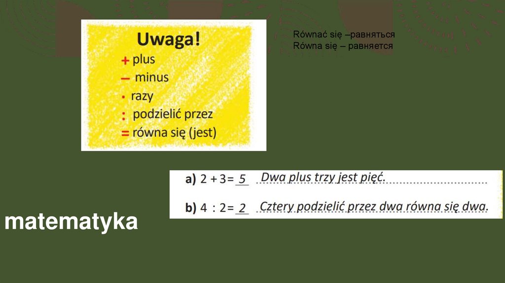 Kolejnosc Dzialan Matematycznych Klasa 5