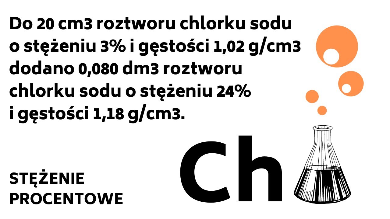 Do 20 cm3 roztworu chlorku sodu o stężeniu 3% i gęstości 1,02 g/cm3 Stężone Roztwory Kwasów Są żrące