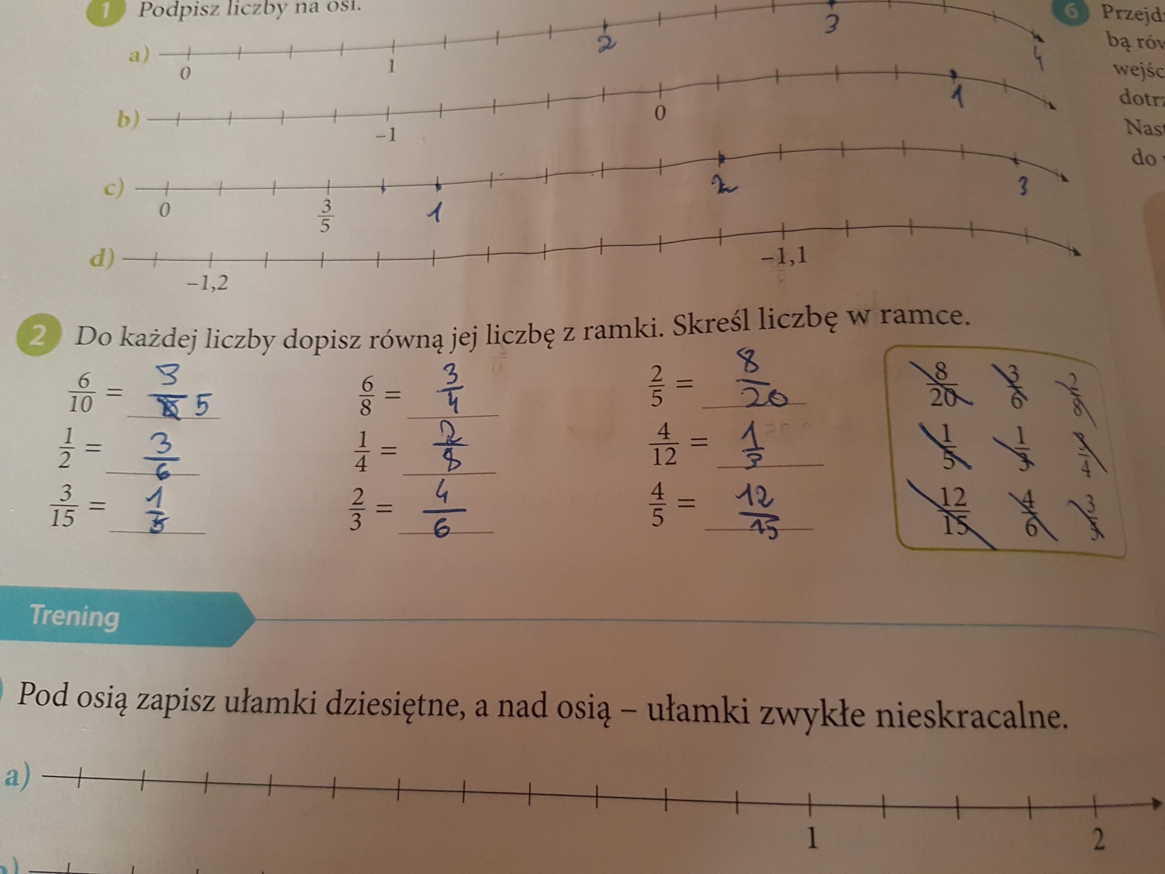 Do Kazdej Liczby Dopisz Rowna Jej Liczbe Z Ramki