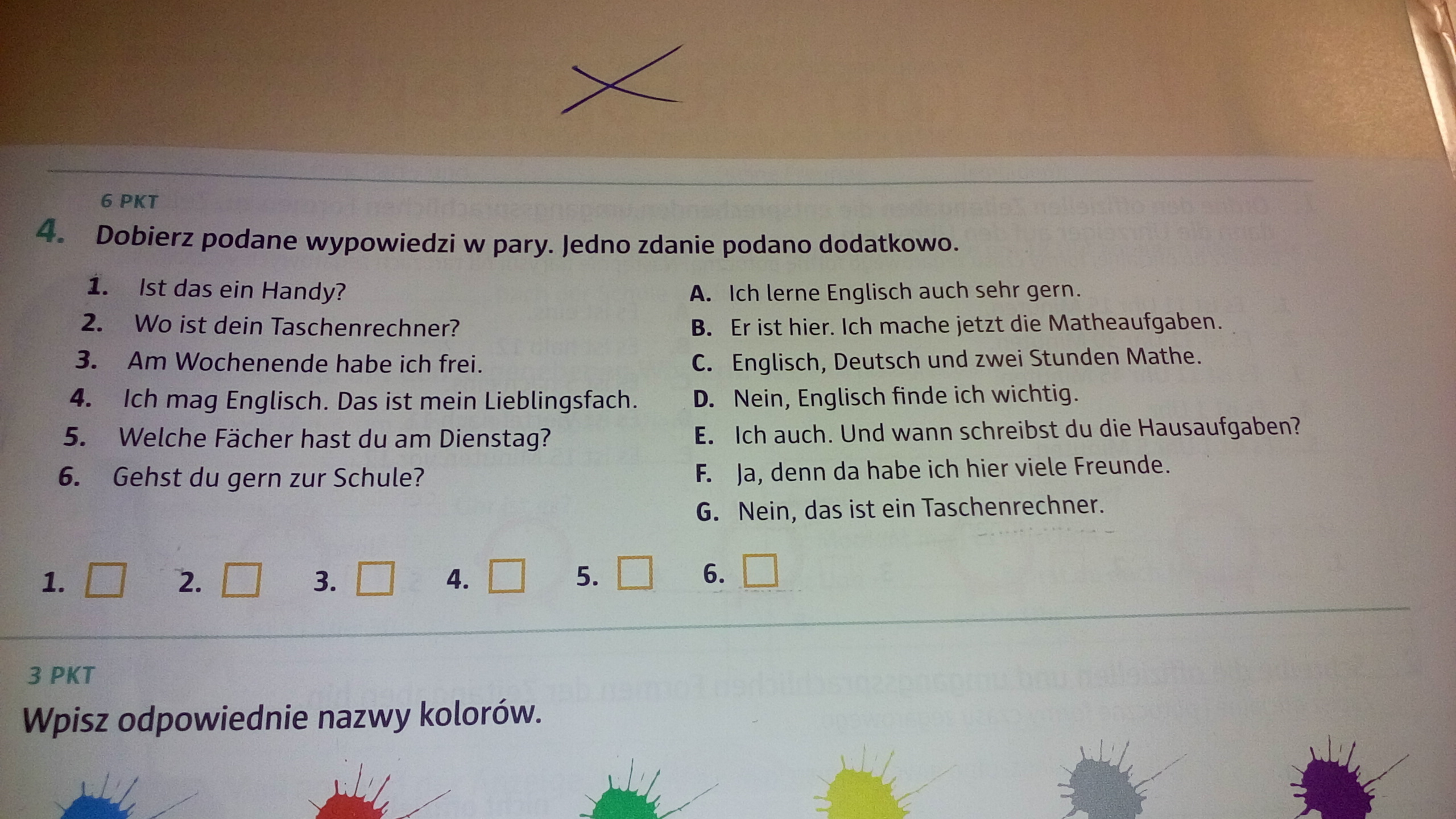 Dobierz podane wypowiedzi w pary jedno zdanie podano dodatkowo.POMOCY Przekształć Podane Wypowiedzi W Mowie Niezależnej Na Mowę Zależną
