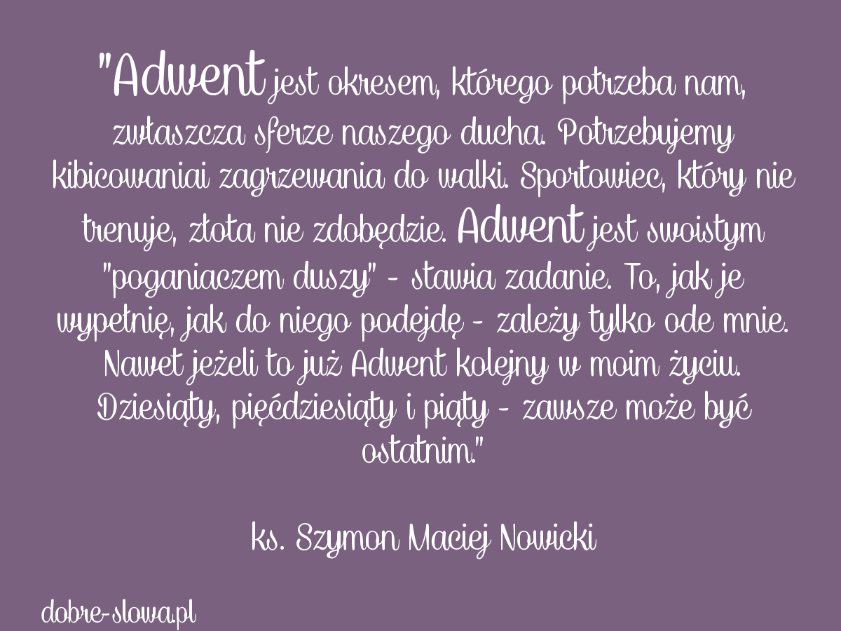 Cytaty Z Biblii Na Adwent