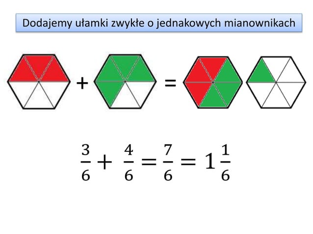Dodawanie i odejmowanie ułamków zwykłych o jednakowych mianownikach Dodawanie I Odejmowanie Ułamków O Jednakowych Mianownikach Zadania