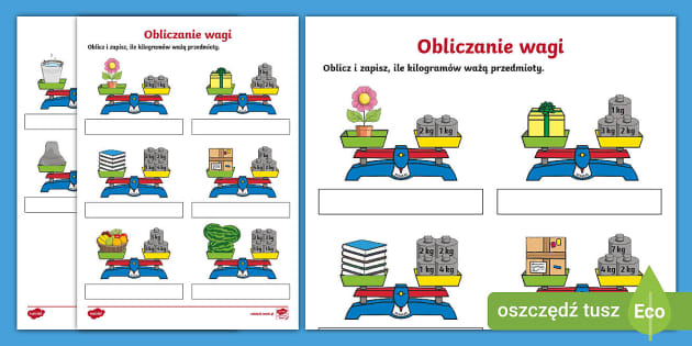 Dodawanie kilogramów | Waga i ważenie | Matematyka klasa 1-3 Waga I Wazenie Matematyka Klasa 1