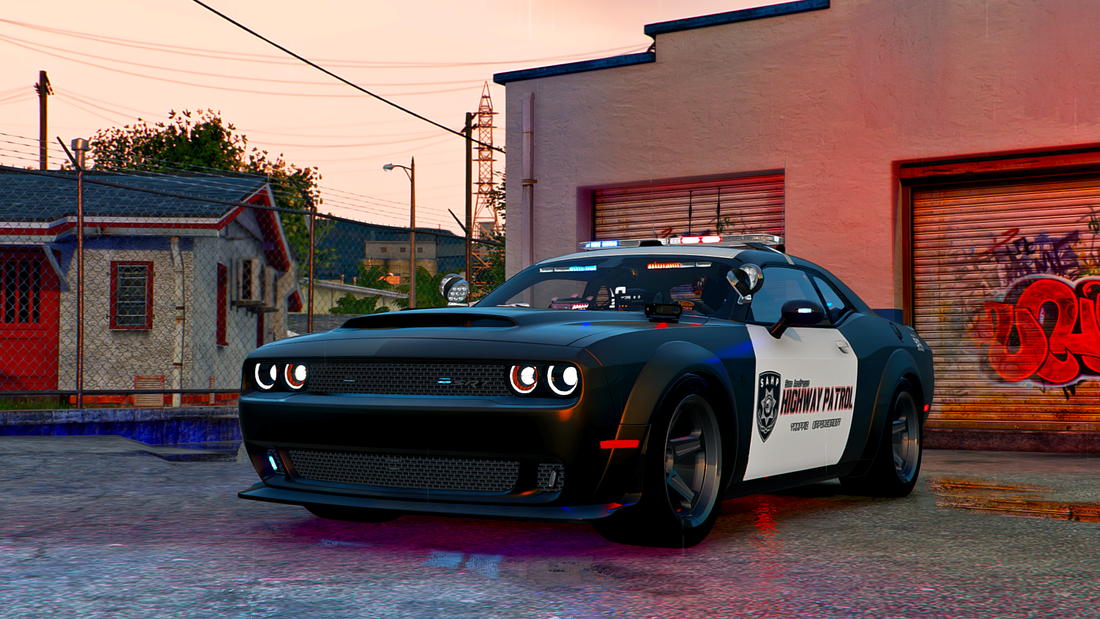Dodge Challenger Police – Fivem Dealership Gta 5 Dodge Challenger Police