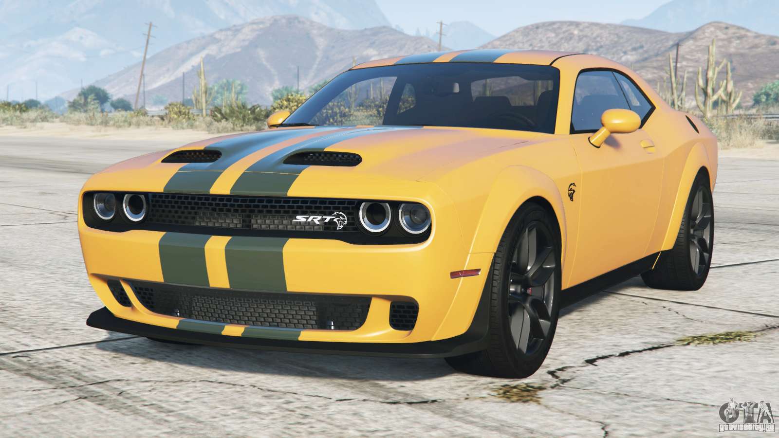 Dodge Challenger SRT Hellcat Redeye Widebody (LC) 2019〡add-on для GTA 5 Gta 5 Dodge Challenger Hellcat