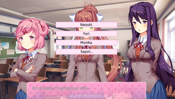 Doki Doki Literature Club Mbti