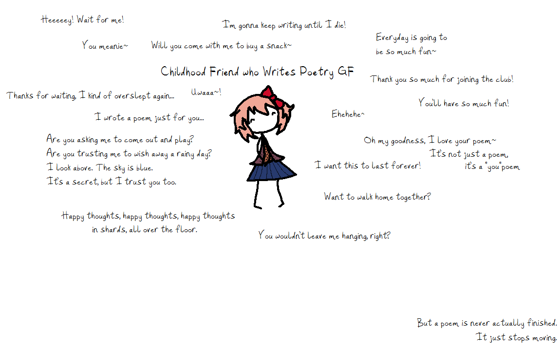 Doki Doki Literature Club Poems