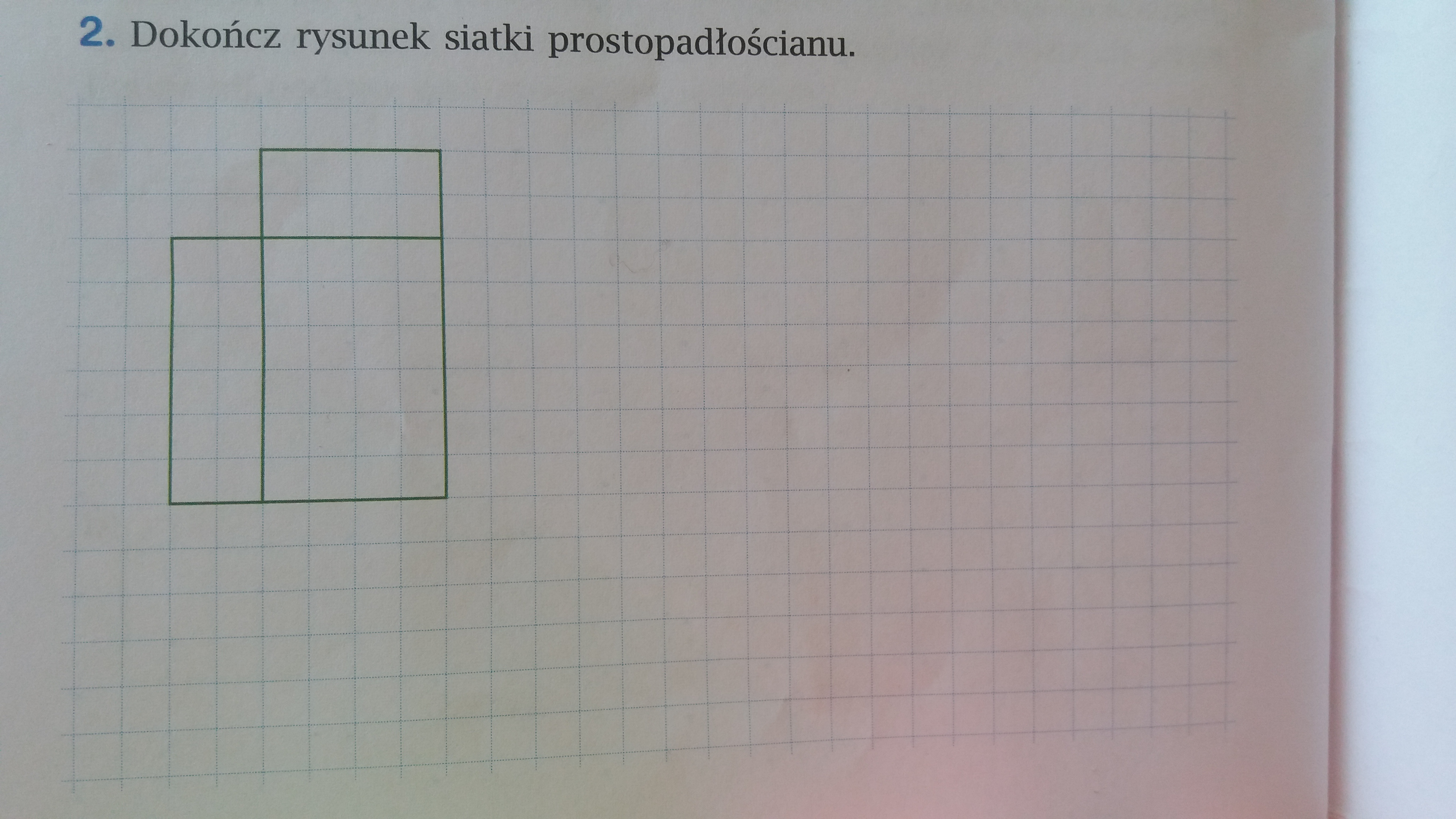 Dokoncz rysunek siatki prostopadloscianu . - Brainly.pl Dokończ Rysowanie Siatki Prostopadłościanu O Podstawie Kwadratu