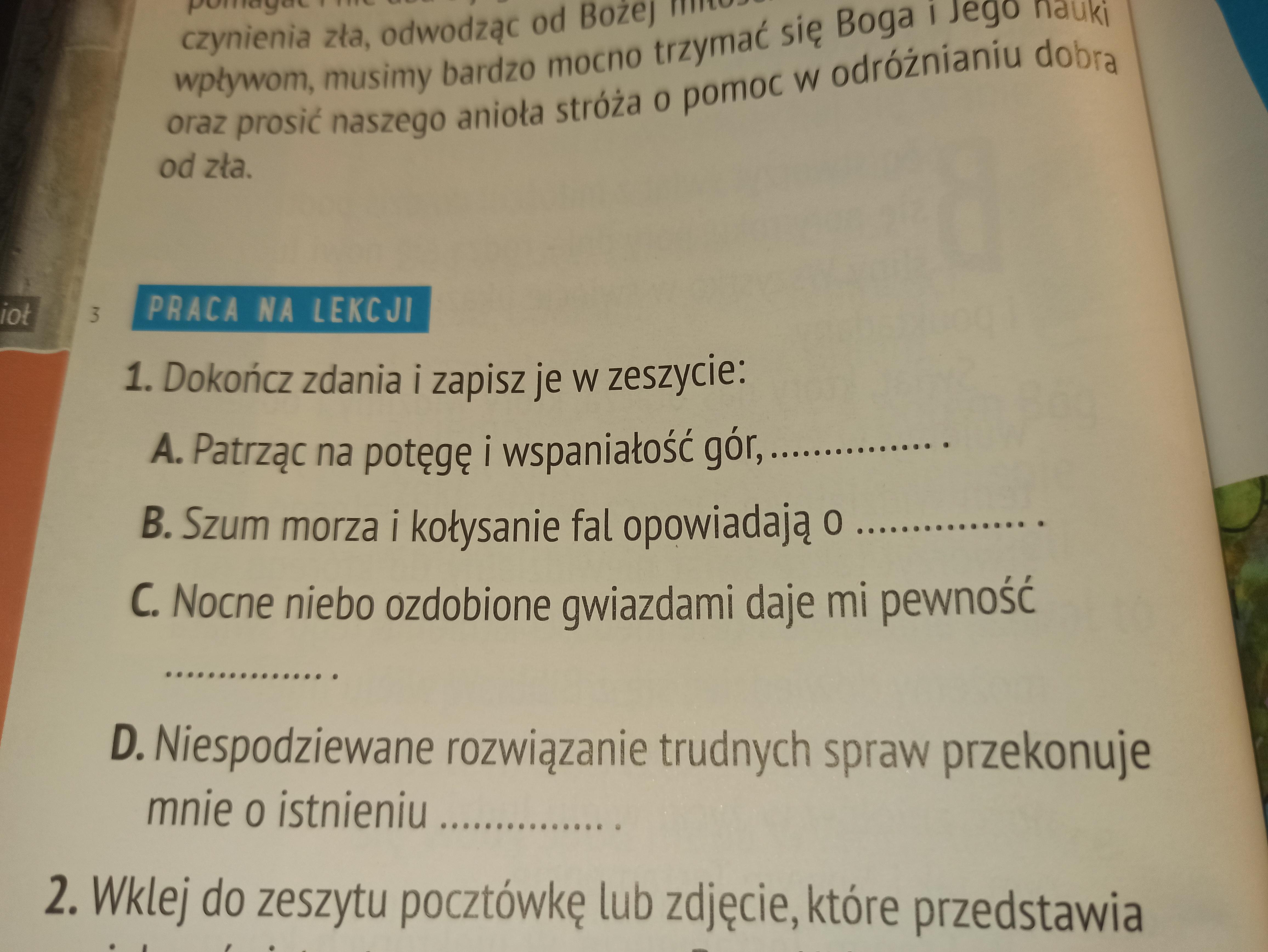 Dokończ zdania i zapisz je w zeszycie - Brainly.pl Zapisz W Zeszycie Litere S Jesli Zdanie Dotyczy Skorupiakow
