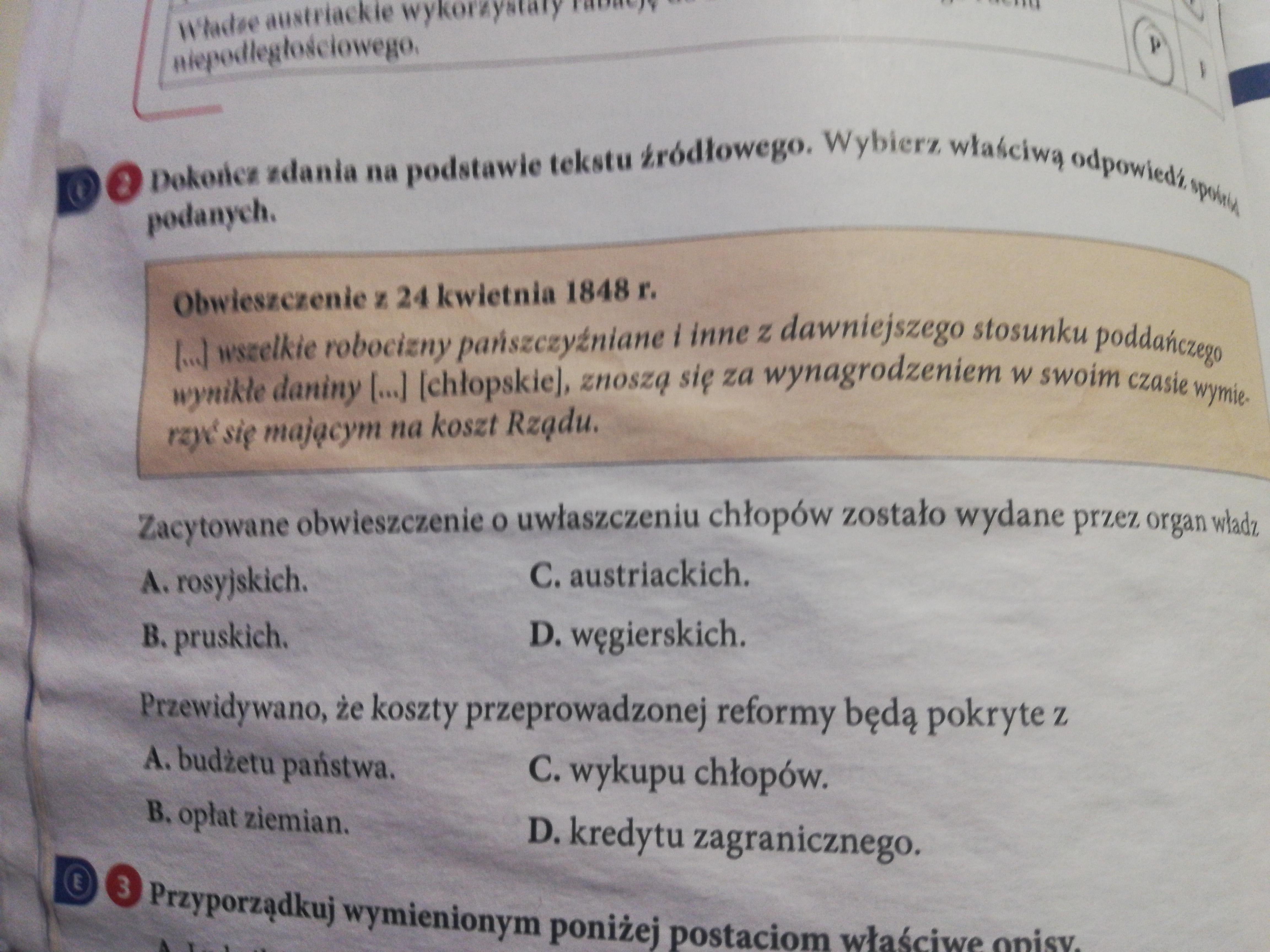 Dokoncz zdania na podstawie tekstu zrodlowego obwieszczenie z 24 Sejm To Miejsce Dokoncz Zdanie