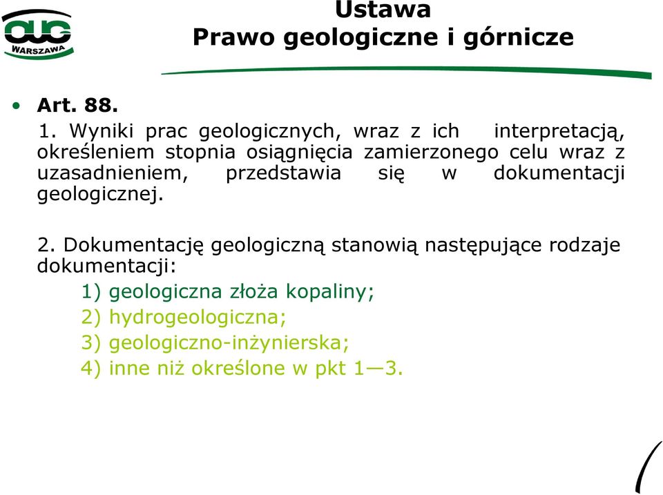 Dokumentacja Geologiczna Złoża Kopaliny Pdf