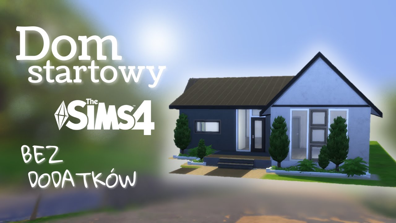 Dom startowy BEZ DODATKÓW - Speed build - The Sims 4 - NO CC - YouTube Domy W The Sims 4 Bez Dodatkow