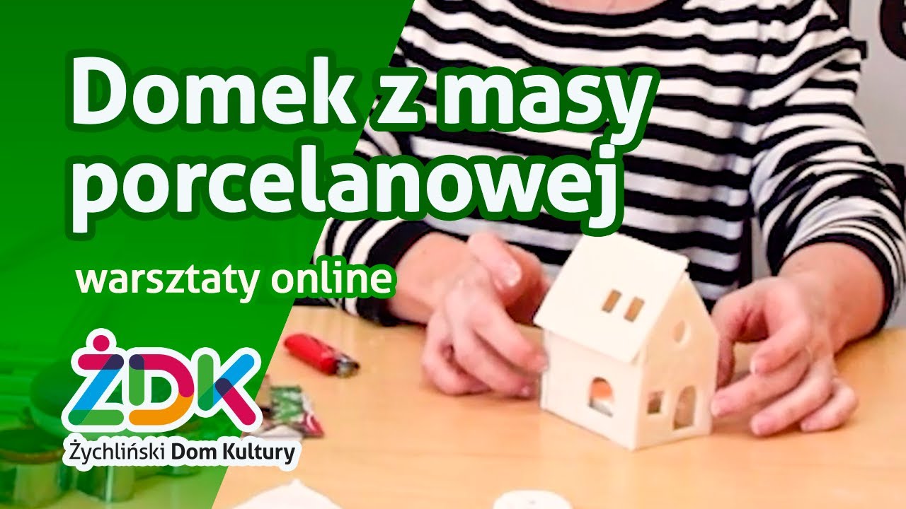 Domek z masy porcelanowej - YouTube Jak Zrobić Domek Z Masy Solnej